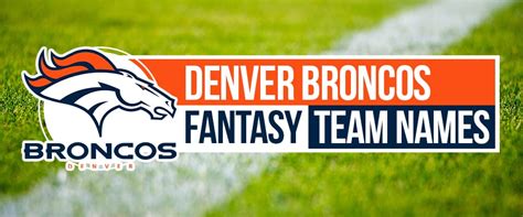 denver fantasy football names